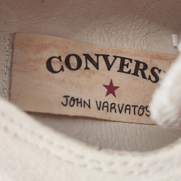 Converse Chuck Taylor John Varvatos Slip On No Lace Sneakers Unisex Beige M3 W5 - Picture 5 of 7